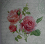 48, Розы на рукописи - 15 руб. 33х33